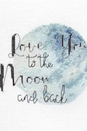 Latest Cross Stitch Kit Love You To The Moon