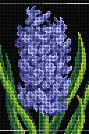 Hyacinth Needlepoint Canvas For Halfstitch W/O Yarn Flash Sale