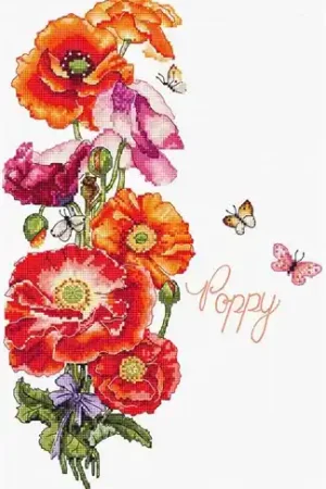 Shop Now Poppy Cross Stitch Kit