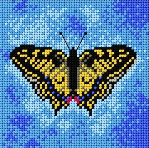 Needlepoint Canvas For Halfstitch W/O Yarn Butterfly Low Price