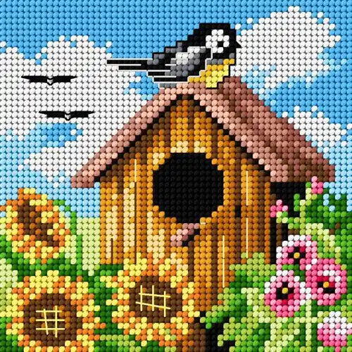 Needlepoint Canvas For Halfstitch W/O Yarn Four Seasons - Summer Wholesale