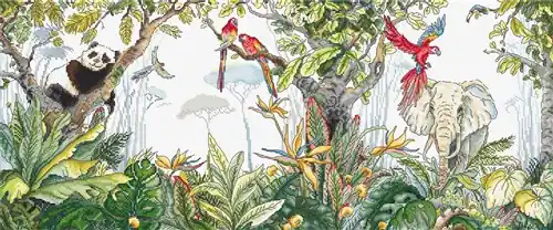 Jungle Time Cross Stitch Kit Final Sale
