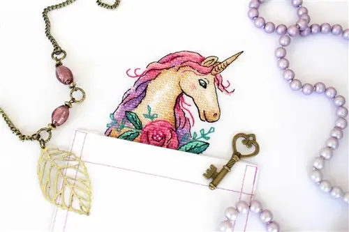 Unicorn Cross Stitch On Clothes Kit New Arrival