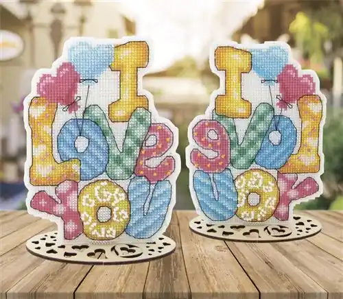 Valentine's Day I Love You Cross Stitch Kit Bulk Order