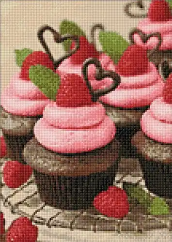 Strawberry Muffins Diamond Painting Kit Trending