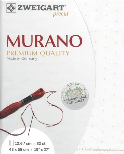 Precut Zweigart Murano Mini Dots 32 Count - Soft Cream Shop Now