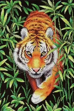 Master Of The Jungle Cross Stitch Kit Exclusive