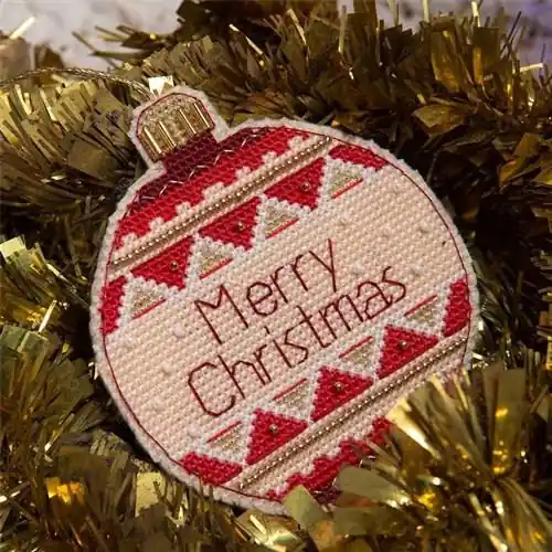 Christmas Ornament Cross Stitch Kit New Arrival