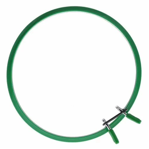 Large Spring Metal Embroidery Hoop Nurge - Deep Green Last Chance