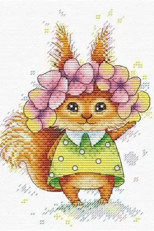 Squirrel Cross Stitch Kit Price Drop