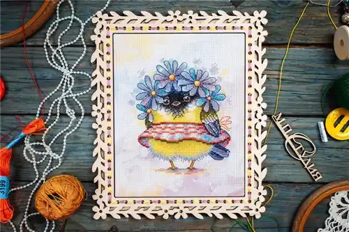 Romantic Bird Cross Stitch Kit Free Shipping