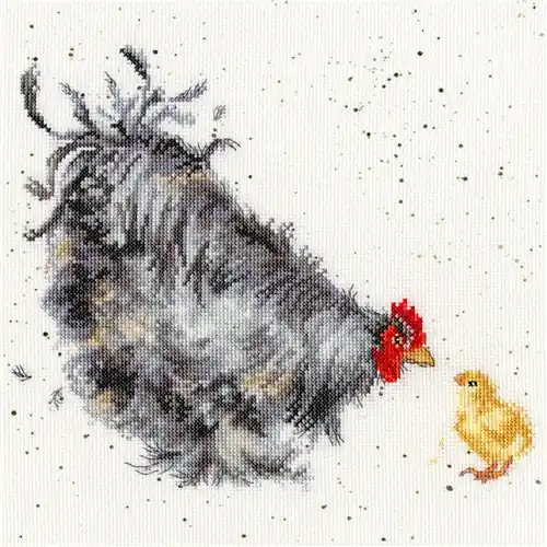 Mother Hen Cross Stitch Kit Budget