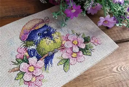 Bird With Flowers Cross Stitch Kit Get Yours