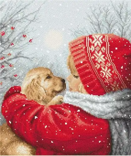 Buy Online Chritmas Hugs Cross Stitch Kit