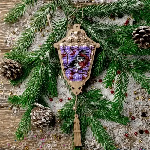Genuine Lantern Bead Embroidery Kit On Wood