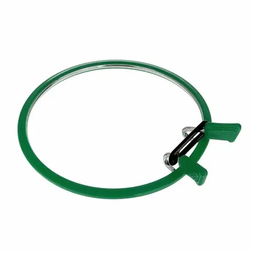 Medium Spring Metal Embroidery Hoop Nurge - Deep Green Last Chance