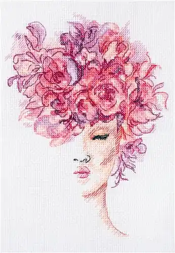 Cross-stitch kit Flower grace AH-172 Direct From Factory