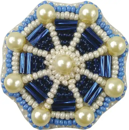 Low Price Crystal Art Helm Brooch Beadwork Kit