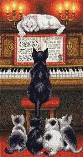 Luxury Music Lesson Cross Stitch Kit