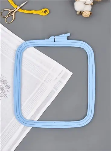 Plastic Square Hoop Nurge - Pastel Blue Limited Time