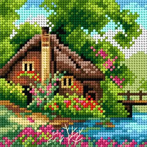 Needlepoint Canvas For Halfstitch W/O Yarn - Spring Warranty Included