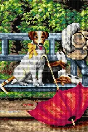 Needlepoint Canvas For Halfstitch W/O Yarn - Where Are They Budget