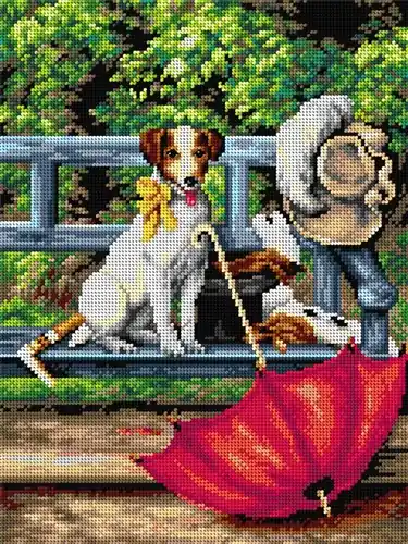 Needlepoint Canvas For Halfstitch W/O Yarn - Where Are They Budget