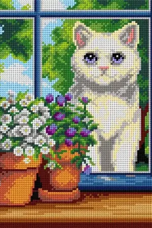 Gobelin canvas for halfstitch without yarn White Cat 3518H Place Order