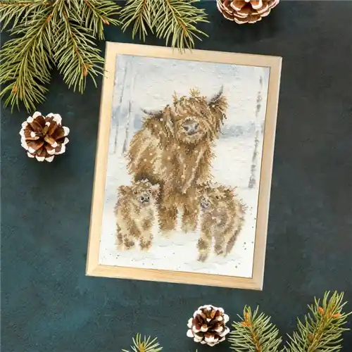 Special Discount Highland Christmas XHD128 Counted Cross Stitch Kit