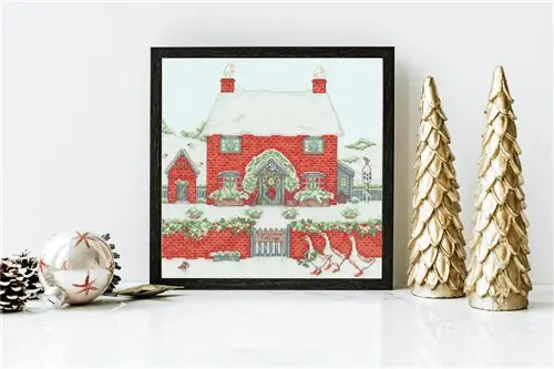 In Demand Christmas Cottage XSS17 Counted Cross Stitch Kit