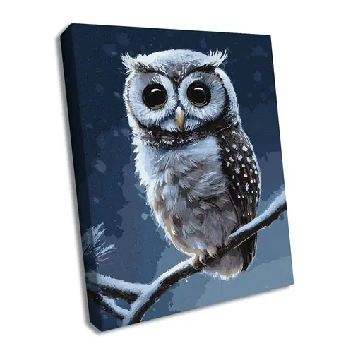 High Quality Painting by Numbers kit Forest owl KHO4457