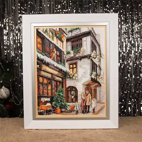 Cross-stitch kit M-478C "Looking for gifts" Popular