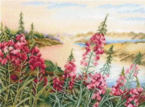 Where the fireweed blooms M881 Counted Cross Stitch Kit Editor’s Pick