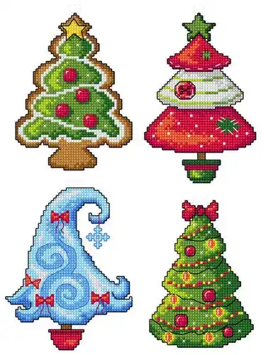 Buy Online Christmas Trees 141CS Counted Cross-Stitch Kit