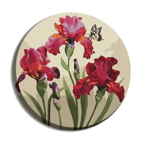 Sale Painting by Numbers kit Exquisite irises KHO-R1032