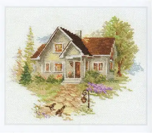 Weekend Sale July house 3-20 Counted Cross-Stitch Kit