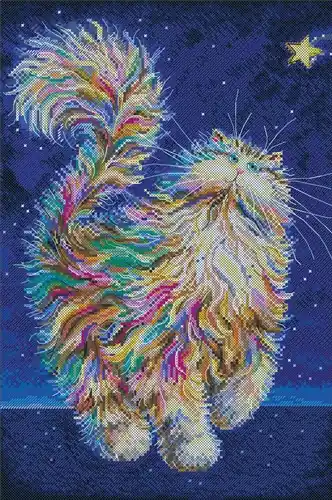 Cross-stitch kit A star is falling AH-181 Worldwide Shipping