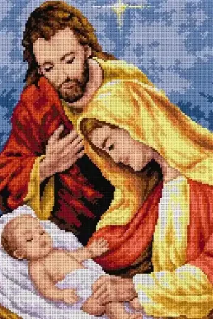 Gobelin canvas for halfstitch without yarn Birth of Christ 2525M No Minimum Order
