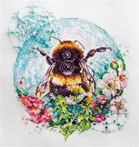 Super Sale Cross-stitch kit Caramel spider web AH-085