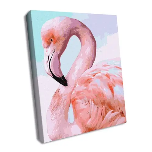 Best Choice Painting by Numbers kit Pink flamingo KHO4397