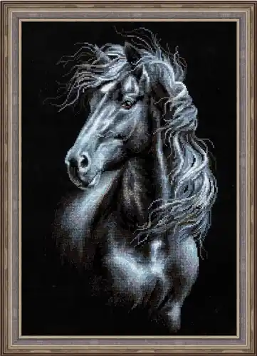 Breeze Through Mane R1494 Counted Cross Stitch Kit Hassle-Free Returns