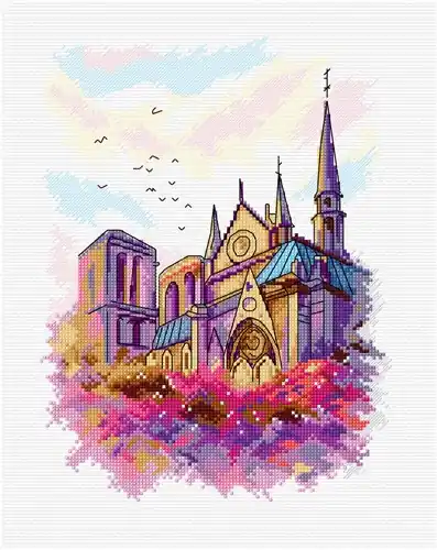 Brand New Cathedral 132CS Counted Cross-Stitch Kit