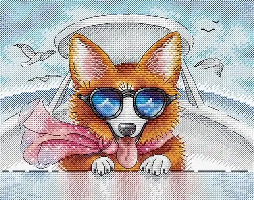 Professional Grade Living in Style SM-391 Counted Cross Stitch Kit