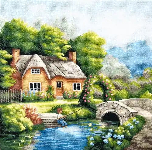 No Minimum Order Cross-stitch kit M-394C "Summer season"