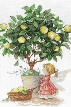 Lemon Fairy SNV-547 Counted Cross Stitch Kit Flash Sale