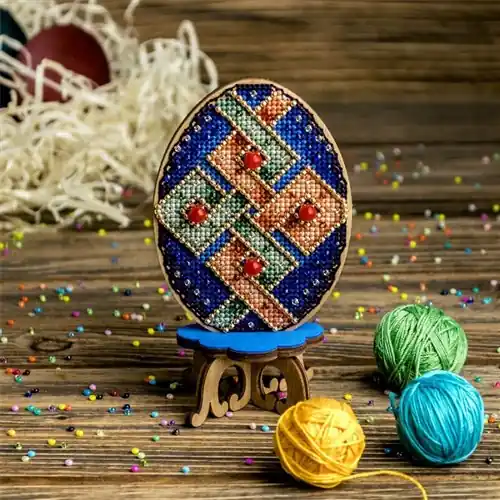 Top Rated Cross-stitch kit on wood FLW-040