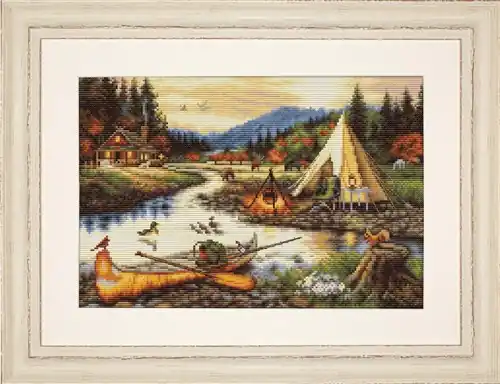 Authentic Gold Creek BU5021L Counted Cross-Stitch Kit
