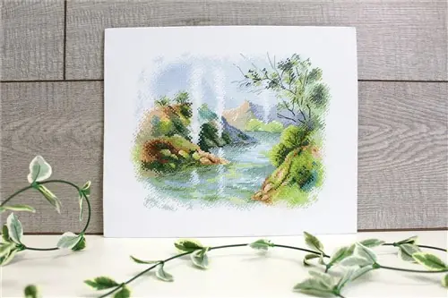 Hot Spring Valley A-041 Cross stitch kit Luxury