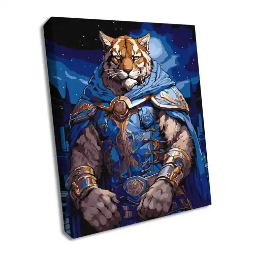 Painting by Numbers kit A strong beast KHO6571 Luxury