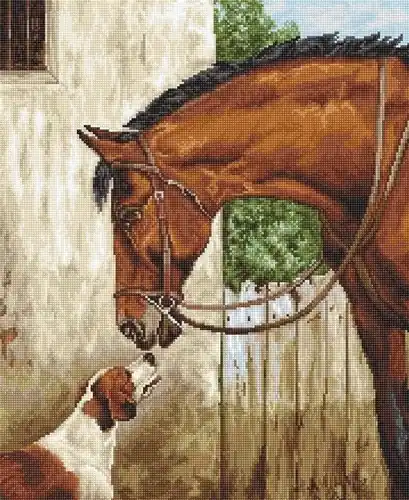 Factory Price Hunter and Foxhound B580L Counted Cross-Stitch Kit